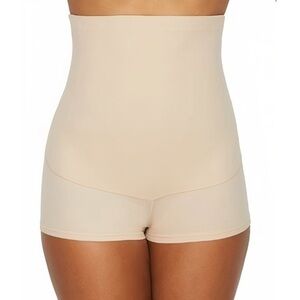 Maidenform Plus Size Women's Hi-Waist Boyshort by in Latte (Size S)